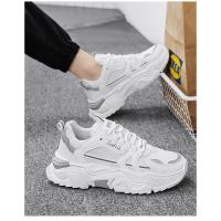 Zapatos informales de suela gruesa con panel de malla para hombre, zapatos para correr de suela blanda transpirables de verano, zapatos deportivos de moda para actividades al aire libre, zapatillas deportivas para hombre - details 14