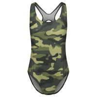 Diseño de camuflaje verde militar, baño sexy deportivo integrado push-pull TRE, ropa de playa grande - details 3