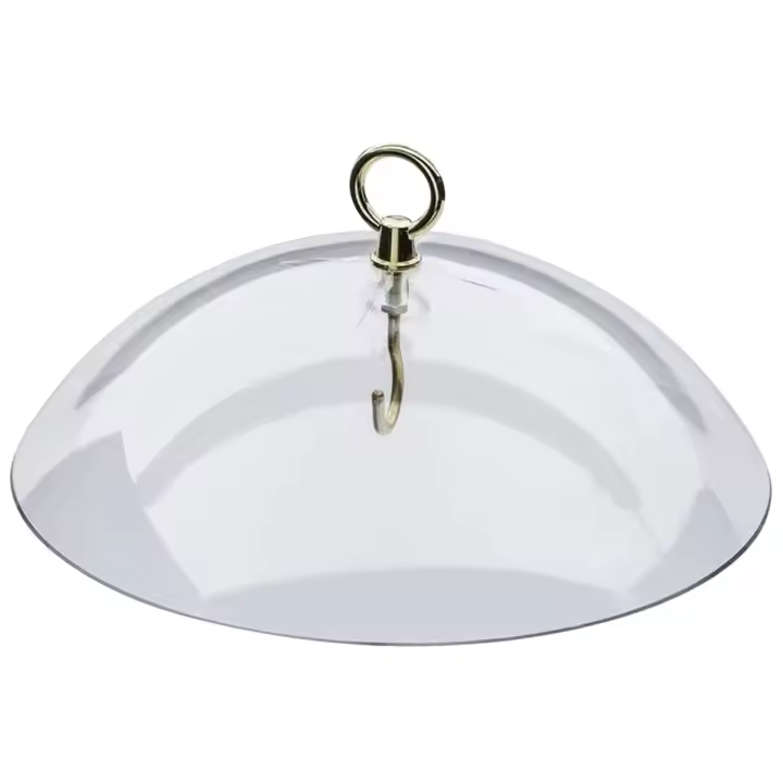 Cubierta protectora para comederos de aves, anti-ardilla cúpula protectora, 2 piezas, protección contra la lluvia - 1