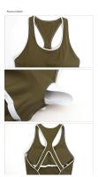 Mono de Yoga ajustado para levantamiento de cadera, diseño atlético de colores contrastantes, mono sin espalda para trabajo, ropa de Yoga de secado rápido con almohadillas para sujetador - details 13