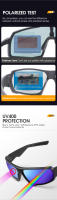 WEST BIKING-gafas de sol polarizadas HD para ciclismo, protección UV400, para bicicleta de montaña y carretera, para hombre y mujer - details 3