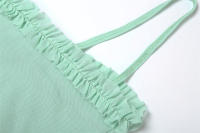BUNO-vestidos de fiesta de malla irregulares, novedad de 2024, vestido ceñido con tirantes finos, vestido largo fruncido a la moda para mujer - details 51