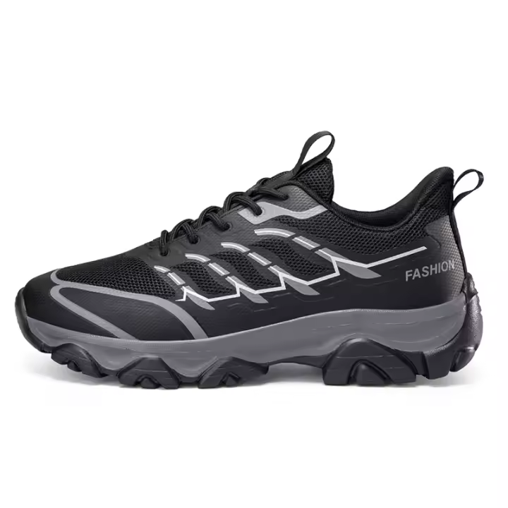 Zapatos de senderismo impermeables para hombre, zapatos de senderismo ligeros y bajos para senderismo al aire libre, acampar y caminar - 1