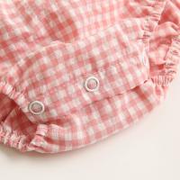 -Body de Algodón para Bebé y Niña, Sin mangas, Ropa de Verano, Lindo A cuadros, Princesa, Color Dulce - details 16