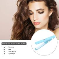 Mini Hierro Plano Portátil Cerámico para Alizar Cabello Rápido y Fácil Enchufe Europeo Standard - details 5
