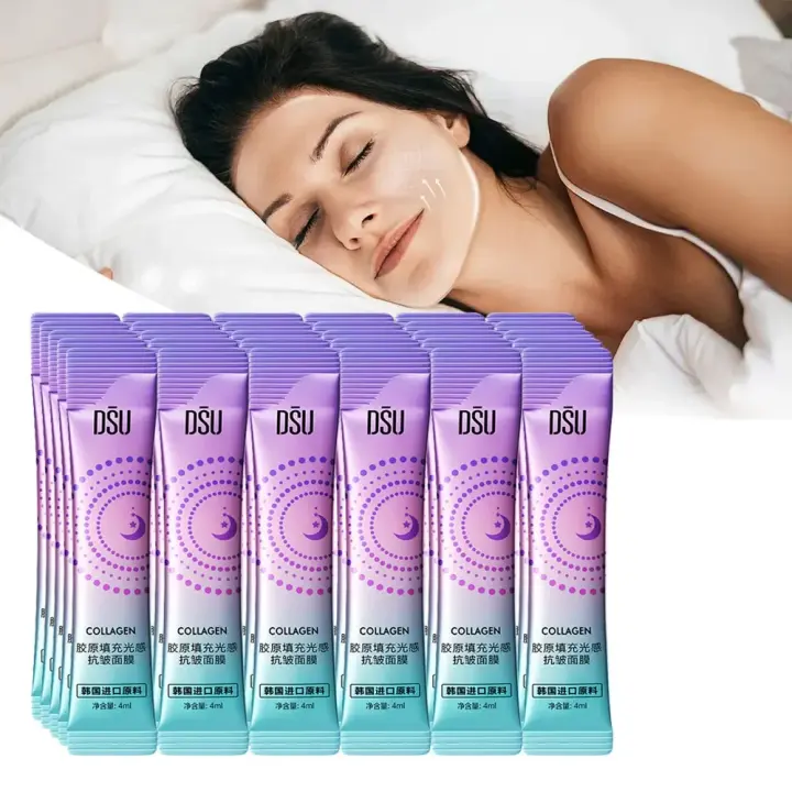 Mascarillas Faciales para Dormir Anti-Arrugas 30pcs Hidratantes Firmantes de Colágeno - 1