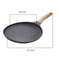 Sartén antiadherente para crepes, utensilio para cocinar con revestimiento de granito, sartén plana para Tortillas, tortilla, máquina para hacer tortitas - details 2
