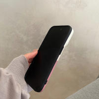 Funda de silicona para iPhone 14 Pro Max /14 / 14 Pro IMD, carcasa con diseño de dibujos animados que mantiene la sonrisa, Líneas geométricas irregulares - details 5