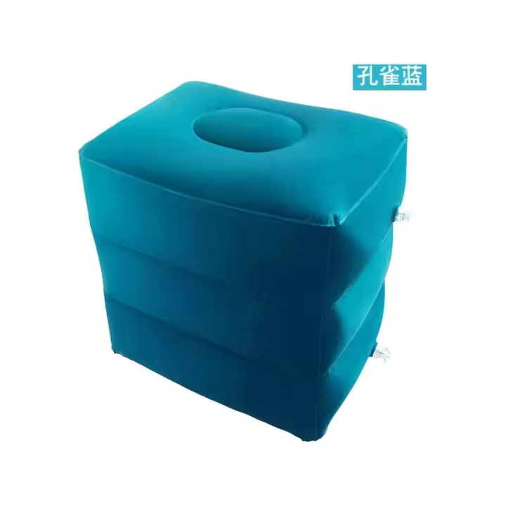 Almohada inflable para reposapiés de viaje, Consejo de reposapiés para Avión, tren de Vuelo, 1 piezas - 1