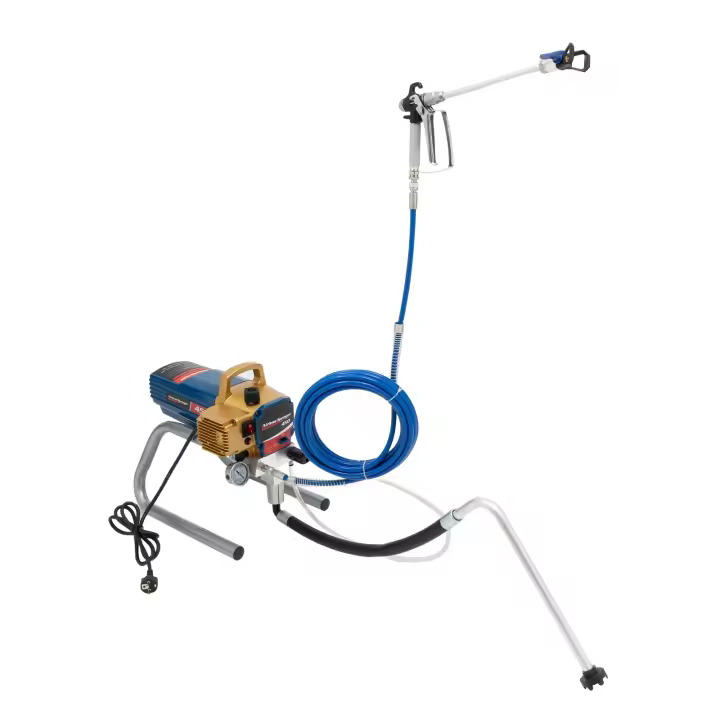 Pulverizador de pintura sin aire comercial, pistola eléctrica de aire de pared Interior, 3000PSI - 1