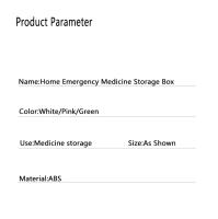 Organizador De Medicamentos Familiar Grande Caja De Primeros Auxilios Portátil Ecológica Para Almacenamiento En El Hogar - details 0