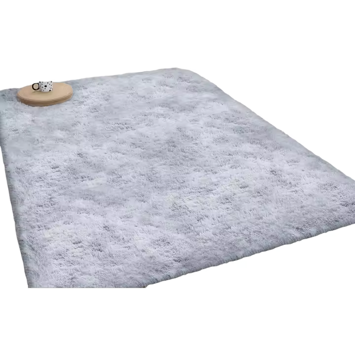 Alfombra de Salón de Pelo Largo Alfombra Moderna Súper Suave Antideslizante Lavable para Dormitorio (160 * 230cm) - 1