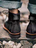 2024 Productos de diseño Street British Dress Zapatos de moda Botas de cuero PU para hombres - details 18