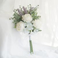 Ramas Artificiales Verdes Decoración de Flores Artificiales Blancas para Bodas, Arreglos Florales, Centros de Mesa - details 2