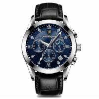 Reloj a prueba de agua luminoso para los hombres estudiante coreano tendencia de moda calendario - details 3