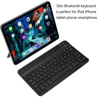 Miniteclado inalámbrico Portátil con Bluetooth, recargable para Apple, iPad, iPhone, Samsung, tableta, teléfono, iOS, Android, Windows - details 4