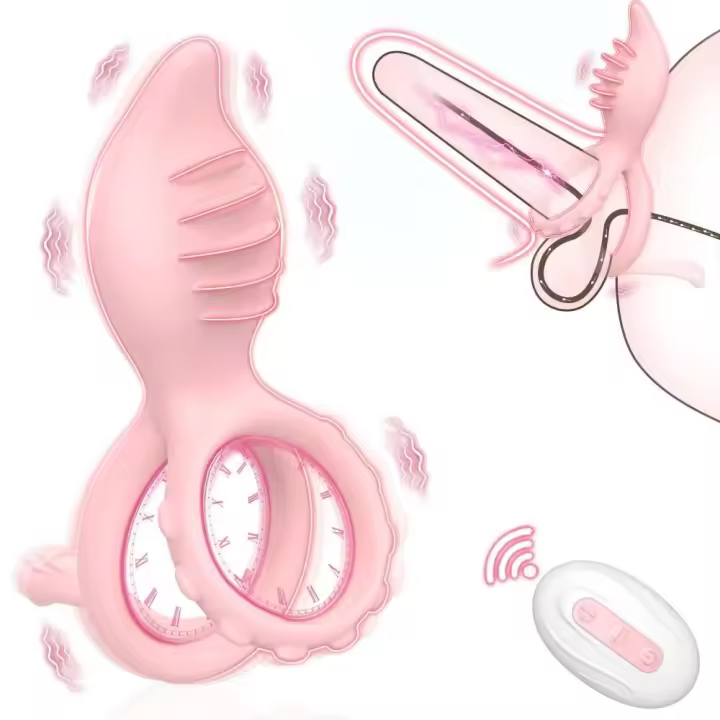 Leten-Anillo vibrador con Control remoto para hombre, vibradores para perineo, punto G, estimulador de clítoris, Juguetes sexuales para adultos, vibrador para pareja - 1