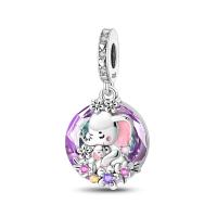Nuevos Dijes de Plata de Ley 925 Diseño de Abrazo de Amor Zirconia Joyería de Mujer DIY Pulseras - details 5