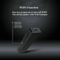 Cámara Mini WiFi A12 de Vandlion 1080P HD H.264 con Micrófono y Grabador de Voz. Mini DV DVR para Video Resolución de 1080P Sin Almacenamiento Incluido - details 8