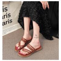 Sandalias de Mujer Verano 2025 Punta Redonda Moderna - Tejido Artesanal con Doble Estilo Playa y Ciudad - Zapatos Deportivo Elegante de Moda para Vacaciones (Estilo Havaianas) - details 18