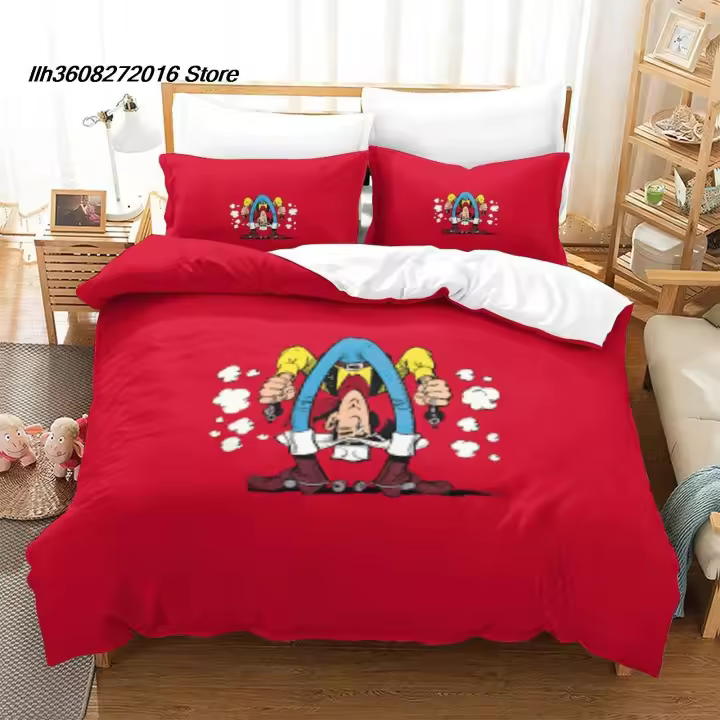 Juego de Ropa de Cama Lucky Luke en Tamaño Rey Dulces Sueños con Anime 3D - 1