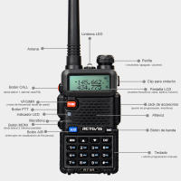 Walkie-talkie 2 piezas, 5W, 128 canales, USB, VHF, UHF, Radio Ham - details 2