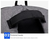 Mochila Portátil Impermeable para Hombres Carga USB Resistente al Desgaste - details 38
