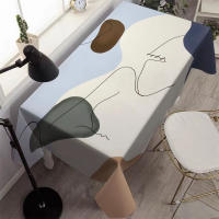 Mantel impermeable Simple de estilo nórdico, cubierta Rectangular, Tapete para mesa de centro de comedor, cocina, sala de estar, Tapete Nappe - details 0