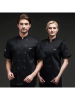 Restaurante Cafeteri Back Kitchen Uniforme de trabajo de Chef de malla transpirable para hombres y mujeres Hotel de verano de manga corta - details 7