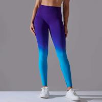 Pantalones de yoga de cambio gradual, malla sin costuras para deportes de gimnasio de cintura alta para mujer, control del vientre, entrenamiento para correr - details 41