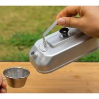 Hervidor plegable portátil de aleación de aluminio para acampar al aire libre, tetera de estilo japonés para cocinar agua Boig BreCoffee - details 3