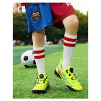 Zapatos de fútbol con tacos de marca para niños, botas de fútbol cómodas, zapatillas de fútbol sala juveniles para niños y niñas, zapatos de entrenamiento atléticos - details 21