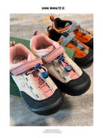Nueva primavera al aire libre montañismo zapatos de senderismo anti-terciopelo de cuero de vaca casual zapatos deportivos niños y niñas niños medianos y viejos - details 4