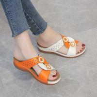 Zapatillas de Verano para Mujer Zapatillas de Cuña Compactas Moda de Calzado - details 1
