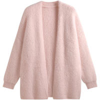 Suéter de lana suave para mujer, tejido, camiseta gruesa, terciopelo de visón, leche, Fufu, nuevo estilo, otoño e invierno - details 1