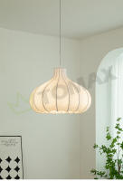 TOMAXIN-Lámpara de araña para sala de estar, dormitorio, estudio, seda, atenuación tricolor, 60CM - details 0