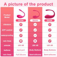 Vibrador Inalámbrico Bluetooth G Spot Dildo Control Remoto Aplicativo Ropa Interior Vibrante para Mujeres Juguetes para la Salud Sensual - details 0
