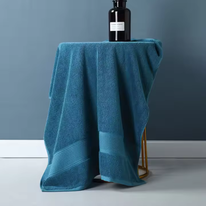 Toalla superior de baño grande, 2 Toallas de Mano o Lavabo, 80x160 cm, algodón 100% - 1