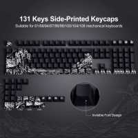 Ukiyo-e original grabado lateral transparente keycap PBT personalidad creativa sublimación personalización (teclado no incluido) - details 0