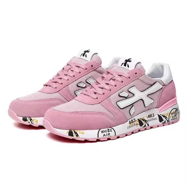Nuevos zapatos masculinos de moda para todos los días con zapatillas deportivas casuales de cuero retro transpirable de suela gruesa - 1