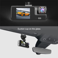 Cámara de salpicadero de coche 1080P, 3 CANALES, delantera, trasera e interior, con WiFi, DVR, grabadora de conducción, grabación en bucle, Monitor de estacionamiento 24H, Sensor G - details 13