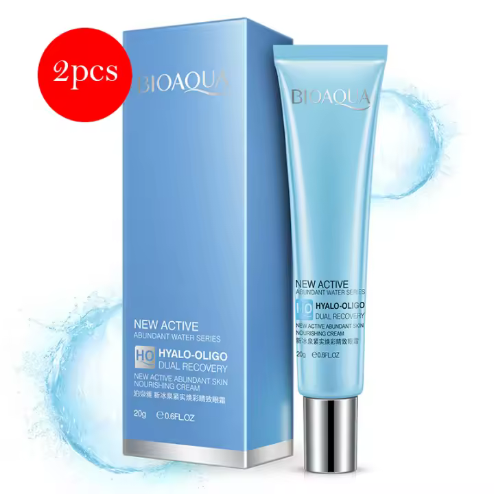 BIOAQUA ácido hialurónico cuidado Facial crema para ojos bolsa antiojos humectante reafirmante cremas de día Kit de cuidado de la piel - 1
