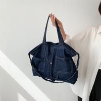 Bolso de Hombro de Diseño Simple en Mezclilla, Bolso de Gran Capacidad que Combina con Todo, Bolso Versátil para Mujer - details 3