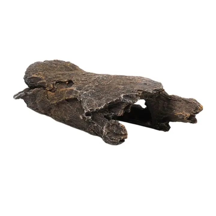Decoración Realista de Tronco de Árbol de Resina Ideal para Acuario de Peces, Refugio de Reptiles - 1