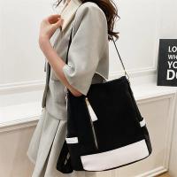 Mochila impermeable de tela Oxford con costuras para mujer, antirrobo, cremallera trasera, mochila escolar para niñas, mochila informal de viaje de un solo hombro - details 5
