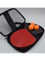 Raqueta de tenis de mesa para niños y estudiantes de escuela primaria, juego de raqueta horizontal recta, cuatro estrellas, genuino, principiante, adulto - details 9