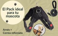 Arnés Perro, antitirones, Ajustable con Tela Respirable y Botones de Seguridad. Accesorio Ideal para Perro Mediano. (Arnes M) - details 0