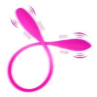 Vibrador de Cabeza G Spot Bullet Doble Cara de Silicona Juguete Sexual para Adultos para Mujeres y Lesbianas Salud Sensual - details 1