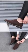 Zapatos Casuales de Oxforde Azul Talla Grande 38-48 Zapatos de Vestir Transpirables de Lujo para Hombres - details 24