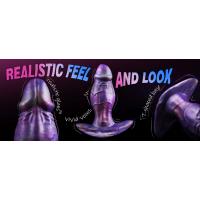 Leten Plug Anal de Silicona Juguete Exótico para Hombres y Mujeres Masaje Prostalítico - details 1